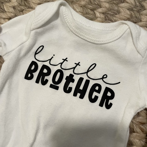 Newborn Carter’s little brother onesie - Picture 2 of 5
